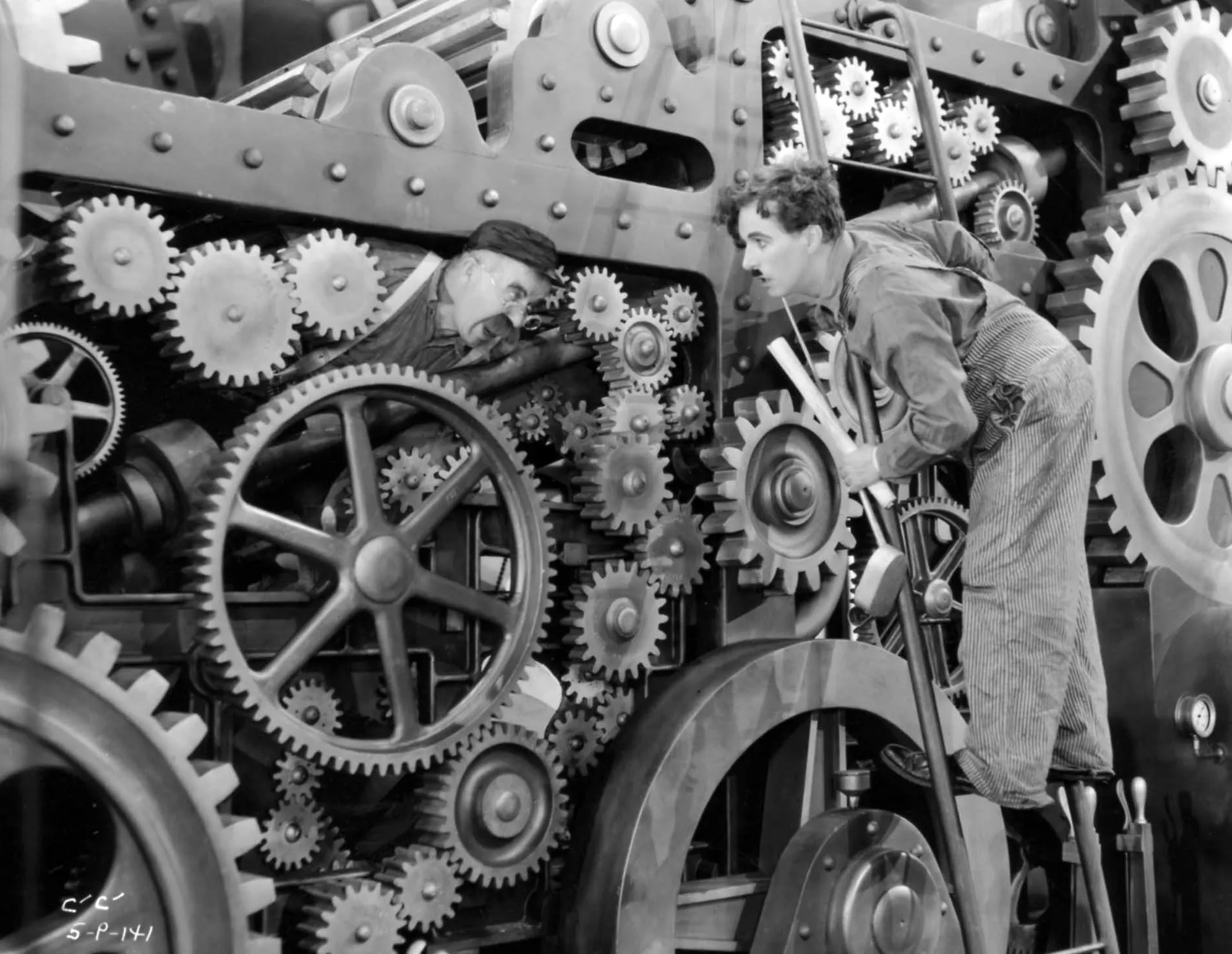 Modern Times , Charlie Chaplin, 1936